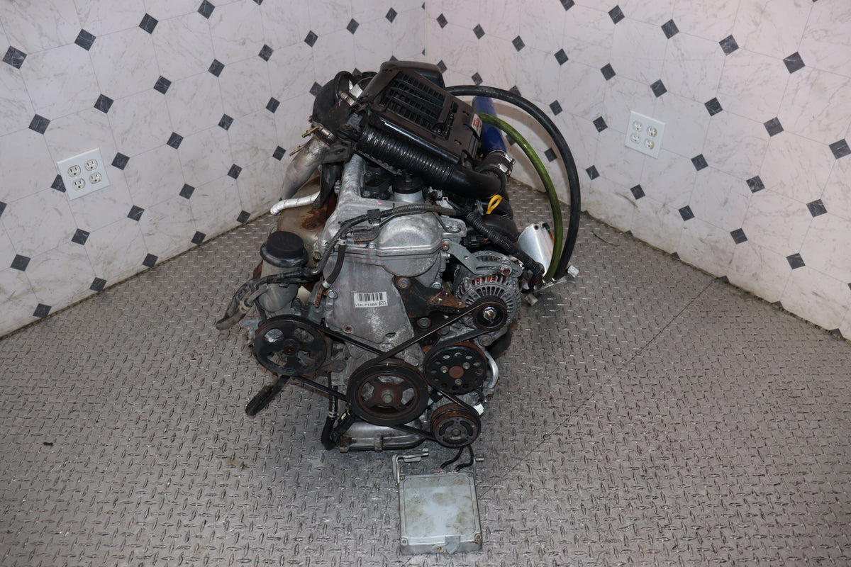 Toyota Vitz RS TRD Yaris 1NZ-FET 1.5L Turbo Engine & 5 Speed Manual Transmission Swap JDM
