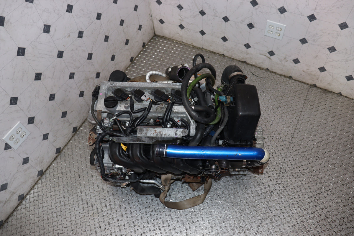 Toyota Vitz RS TRD Yaris 1NZ-FET 1.5L Turbo Engine & 5 Speed Manual Transmission Swap JDM