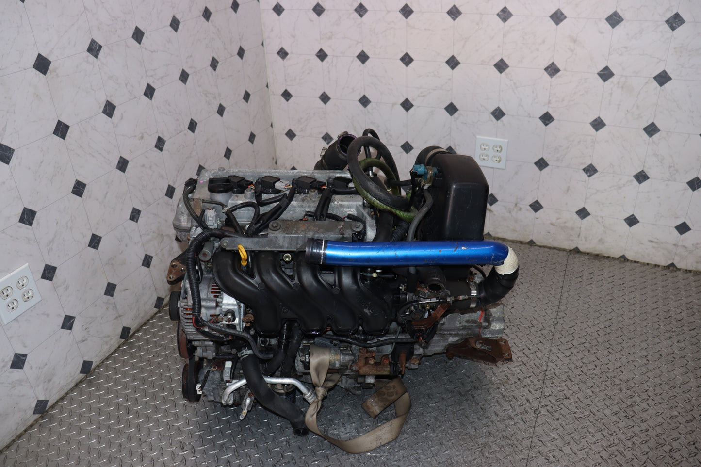 Toyota Vitz RS TRD Yaris 1NZ-FET 1.5L Turbo Engine & 5 Speed Manual Transmission Swap JDM