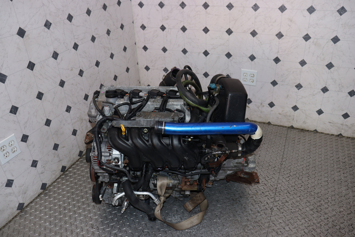 Toyota Vitz RS TRD Yaris 1NZ-FET 1.5L Turbo Engine & 5 Speed Manual Transmission Swap JDM