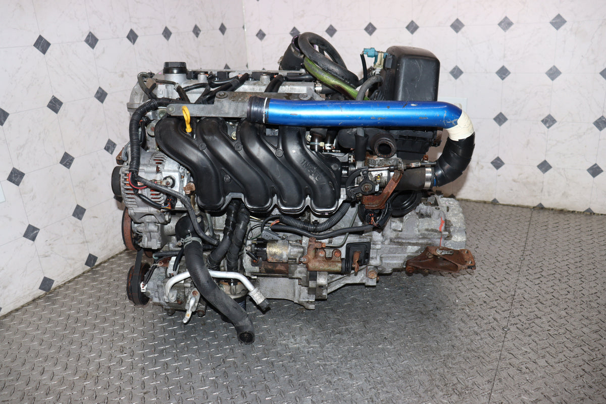 Toyota Vitz RS TRD Yaris 1NZ-FET 1.5L Turbo Engine & 5 Speed Manual Transmission Swap JDM