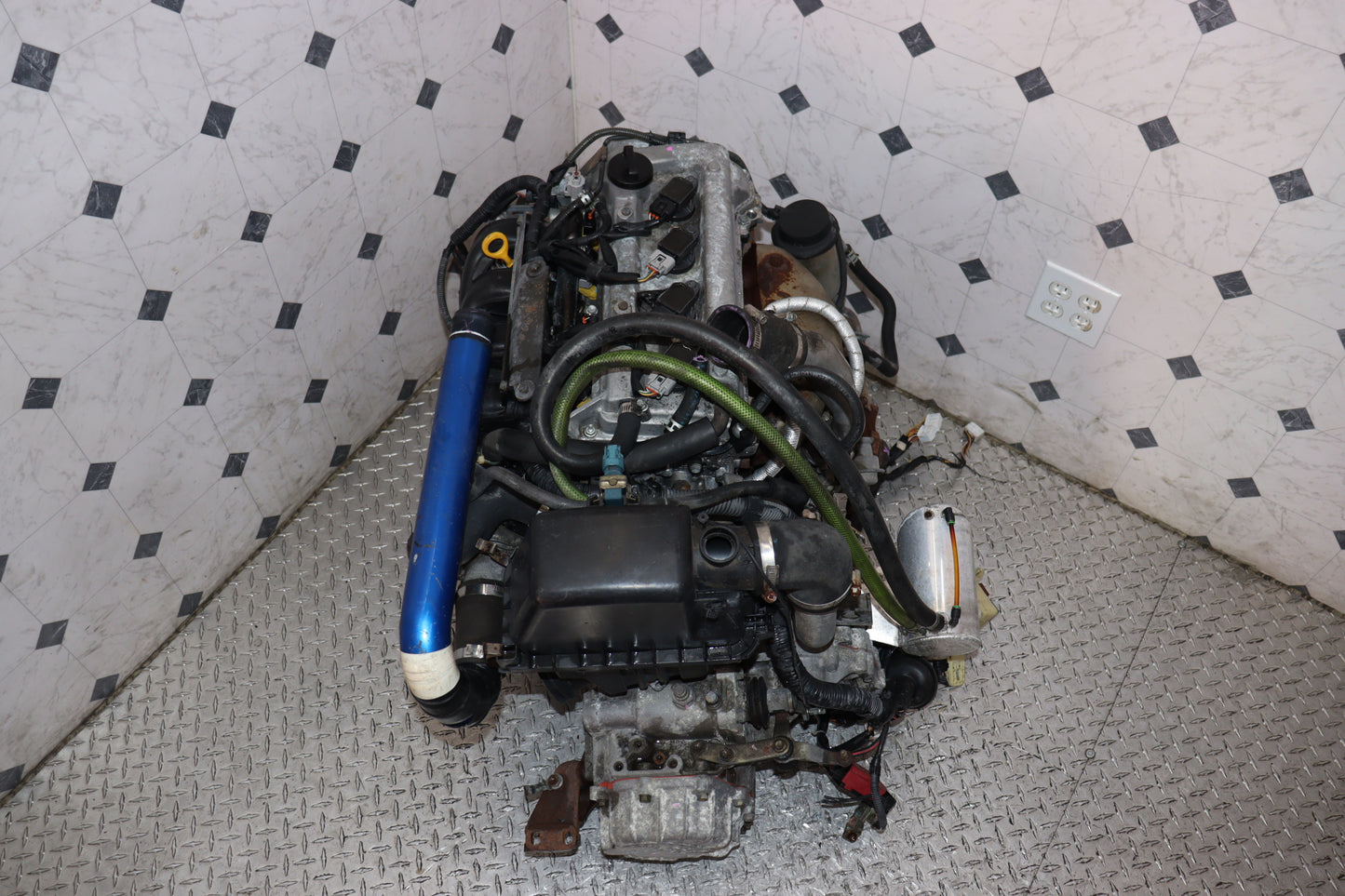 Toyota Vitz RS TRD Yaris 1NZ-FET 1.5L Turbo Engine & 5 Speed Manual Transmission Swap JDM