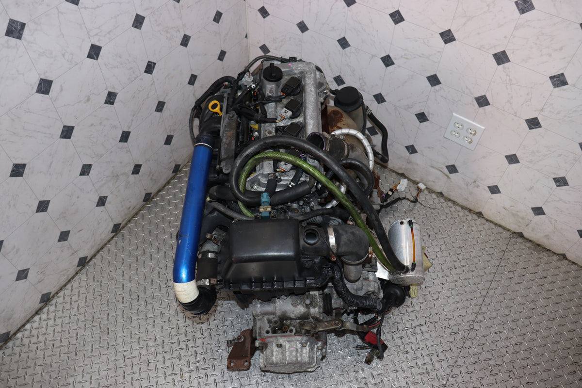 Toyota Vitz RS TRD Yaris 1NZ-FET 1.5L Turbo Engine & 5 Speed Manual Transmission Swap JDM