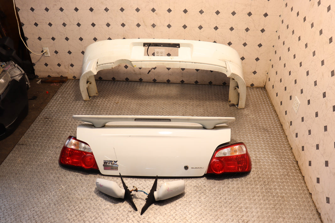 2004-2005 Subaru Impreza WRX STI JDM Front Fenders and Rear Bumper GD Widebody OEM