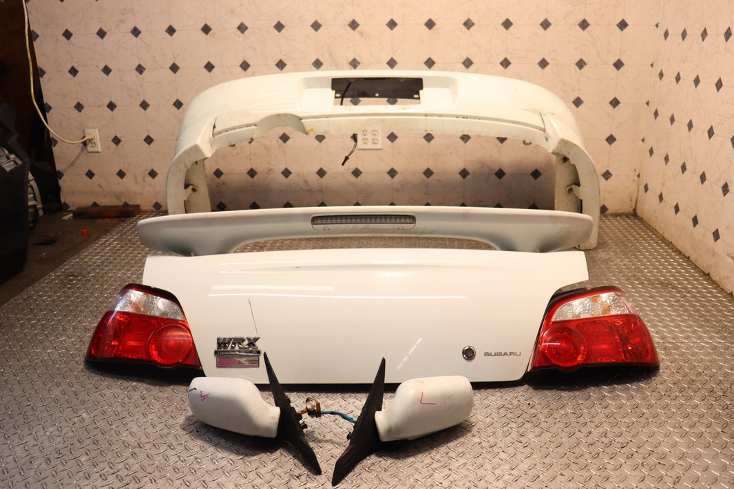 2004-2005 Subaru Impreza WRX STI JDM Front Fenders and Rear Bumper GD Widebody OEM