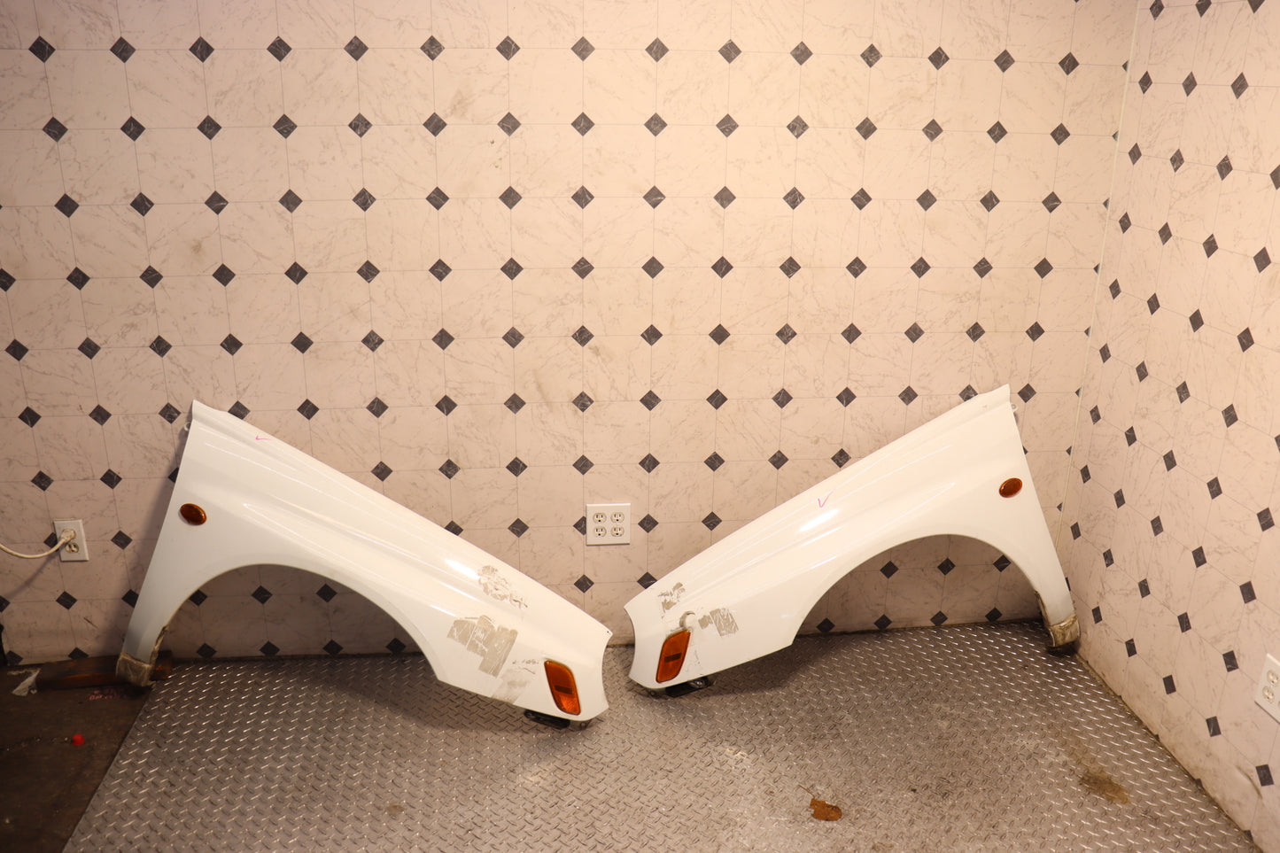 2004-2005 Subaru Impreza WRX STI JDM Front Fenders and Rear Bumper GD Widebody OEM