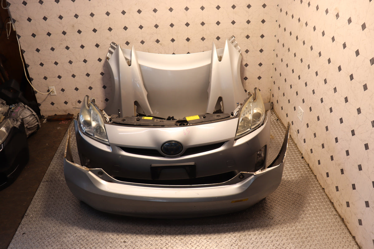 2010 2011 2012 2013 2014 2015 Toyota Prius Silver Front End Nose Cut Hood Fenders Conversion Assembly JDM OEM