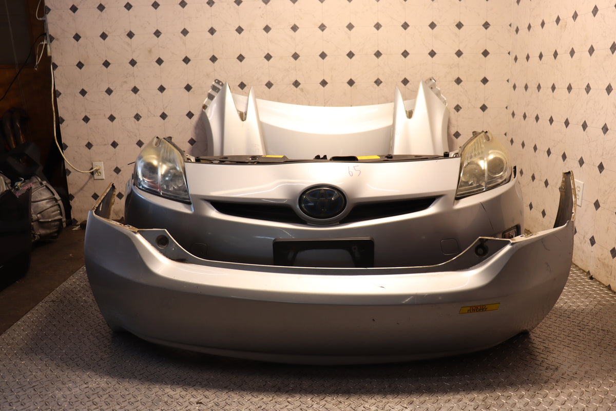 2010 2011 2012 2013 2014 2015 Toyota Prius Silver Front End Nose Cut Hood Fenders Conversion Assembly JDM OEM