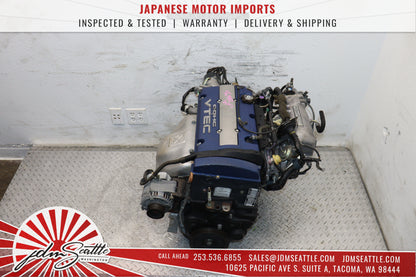 JDM Honda Accord Prelude H23A Blue Top 2.3L Engine DOHC VTEC Motor