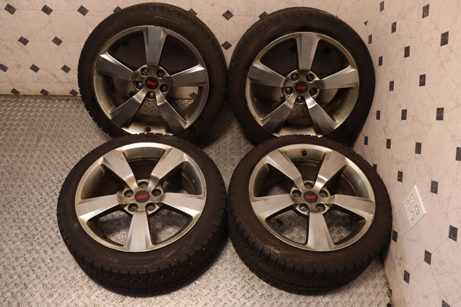 2008 2009 2010 2011 2012 2013 2014 Subaru Impreza WRX STI GRB GVB 18 Inch OEM Wheels Rims Set of 4 JDM