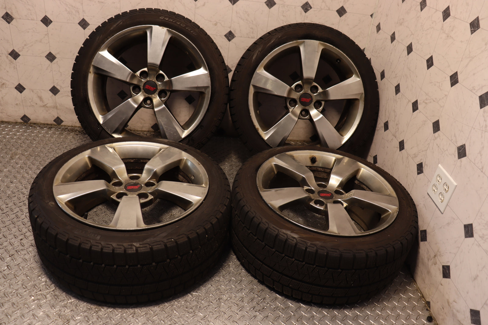 2008 2009 2010 2011 2012 2013 2014 Subaru Impreza WRX STI GRB GVB 18 Inch OEM Wheels Rims Set of 4 JDM