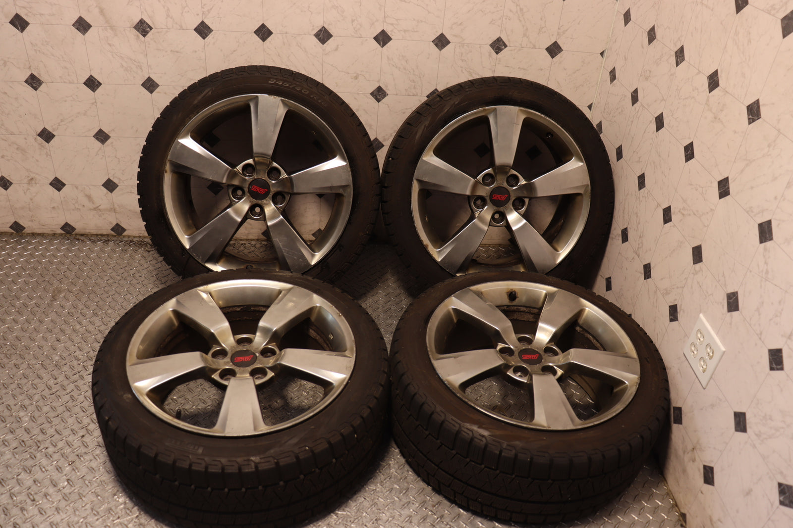 2008 2009 2010 2011 2012 2013 2014 Subaru Impreza WRX STI GRB GVB 18 Inch OEM Wheels Rims Set of 4 JDM