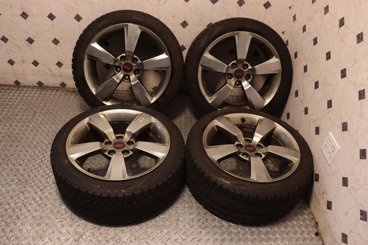 2008-2014 Subaru Impreza WRX STI JDM 18" OEM Stock Wheels Rims Set of 4 GRB GVB