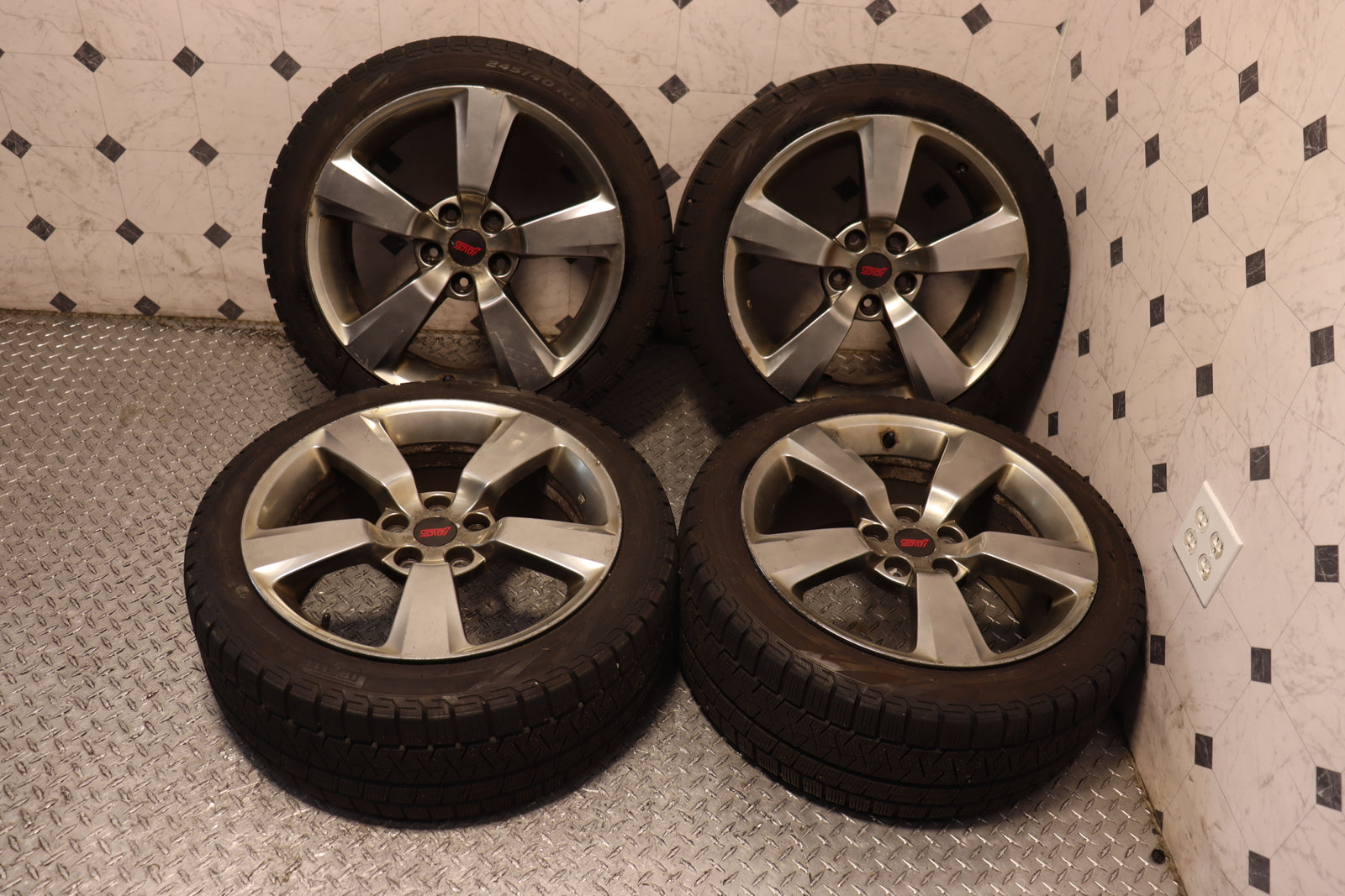 2008 2009 2010 2011 2012 2013 2014 Subaru Impreza WRX STI GRB GVB 18 Inch OEM Wheels Rims Set of 4 JDM
