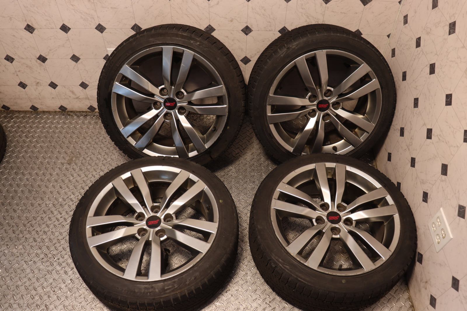 2008 2009 2010 2011 2012 2013 2014 Subaru Impreza WRX STI GRB GVB 18 Inch OEM Wheels Rims Set of 4 JDM