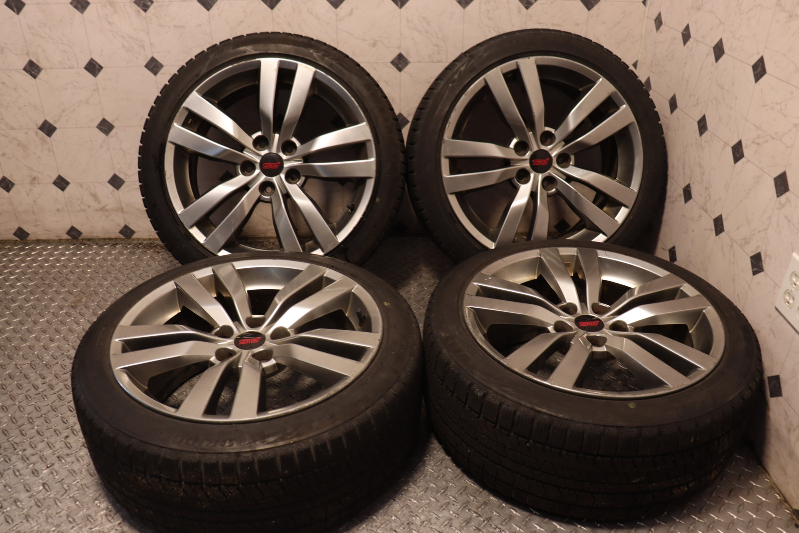 2008 2009 2010 2011 2012 2013 2014 Subaru Impreza WRX STI GRB GVB 18 Inch OEM Wheels Rims Set of 4 JDM