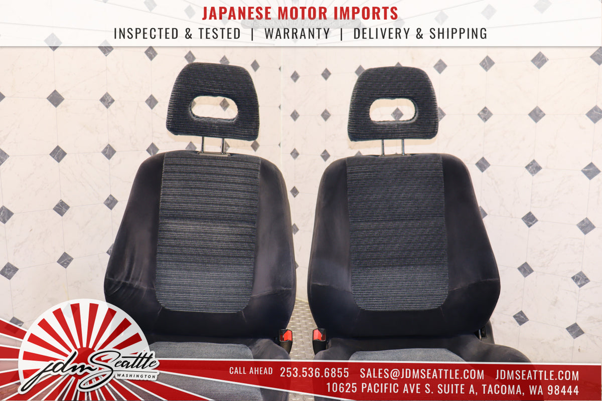 1993-2001 Honda Acura Integra DB6 OEM Front & Rear Cloth Seat Set