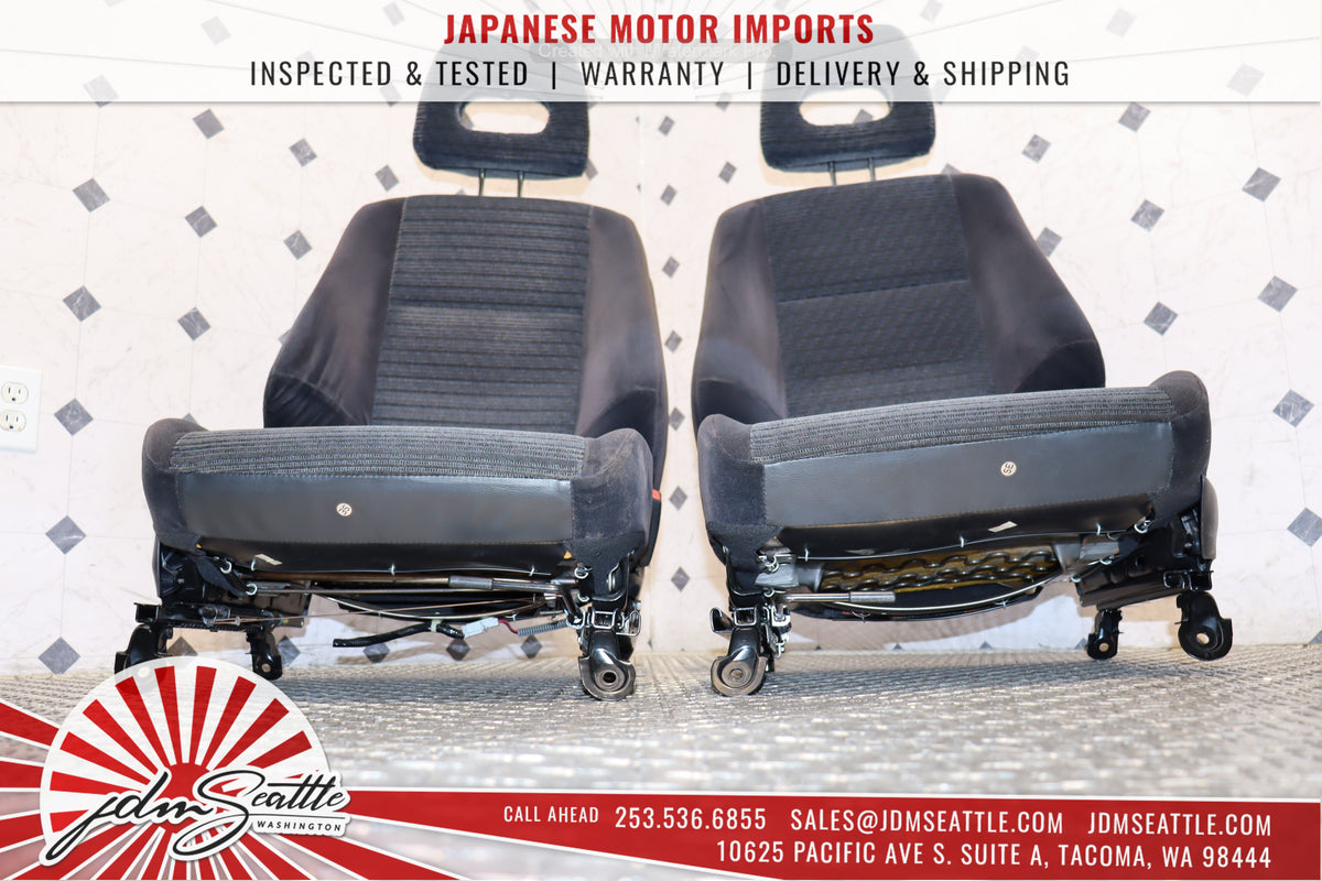 1993-2001 Honda Acura Integra DB6 OEM Front & Rear Cloth Seat Set