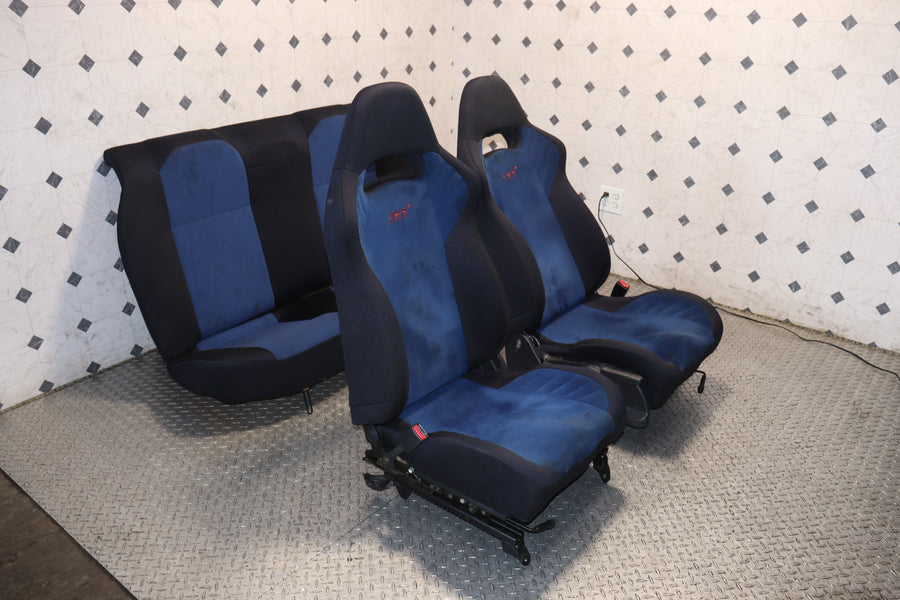 2002 2003 2004 2005 2006 2007 Subaru Impreza WRX STI V7 Front & Rear OEM Seats Set JDM