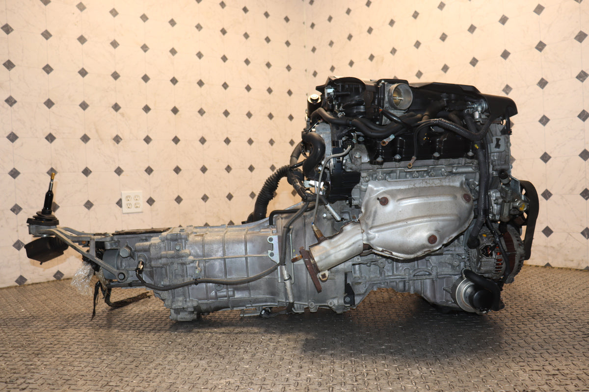 Nissan 370Z Infiniti G37 3.7L V6 DOHC VVEL Engine & 6 Speed Manual Transmission Swap JDM VQ37VHR