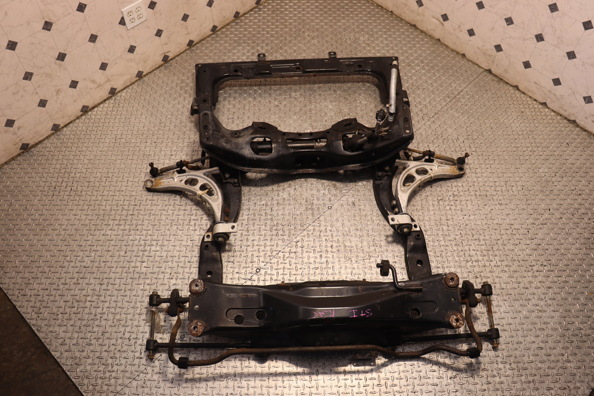 2002 2003 2004 2005 2006 2007 Subaru Impreza WRX STI GD Front & Rear Subframe Cradle Crossmember JDM OEM