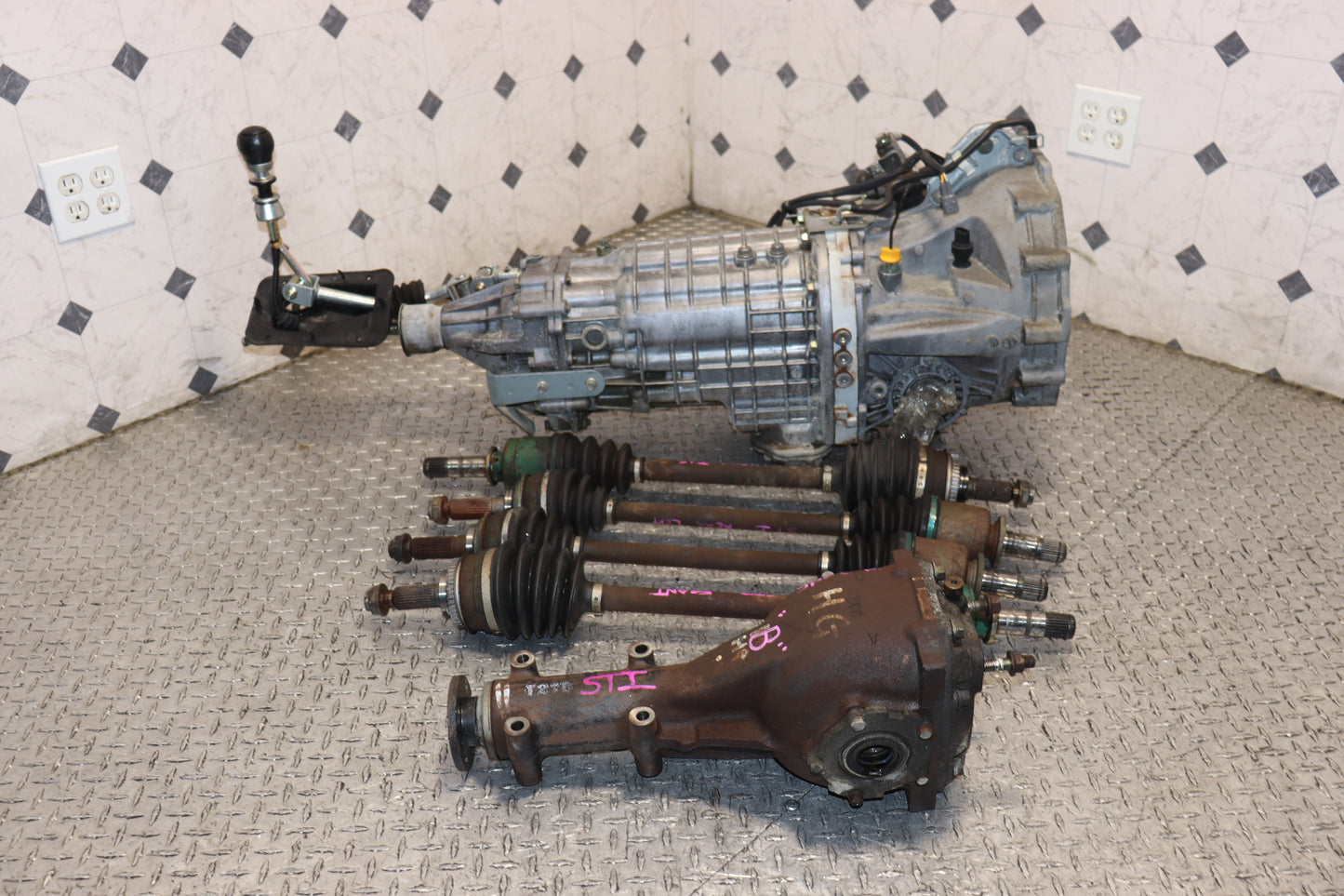 Subaru Impreza WRX STI V7 6 Speed Manual AWD Transmission With Diff & Limited Slip JDM