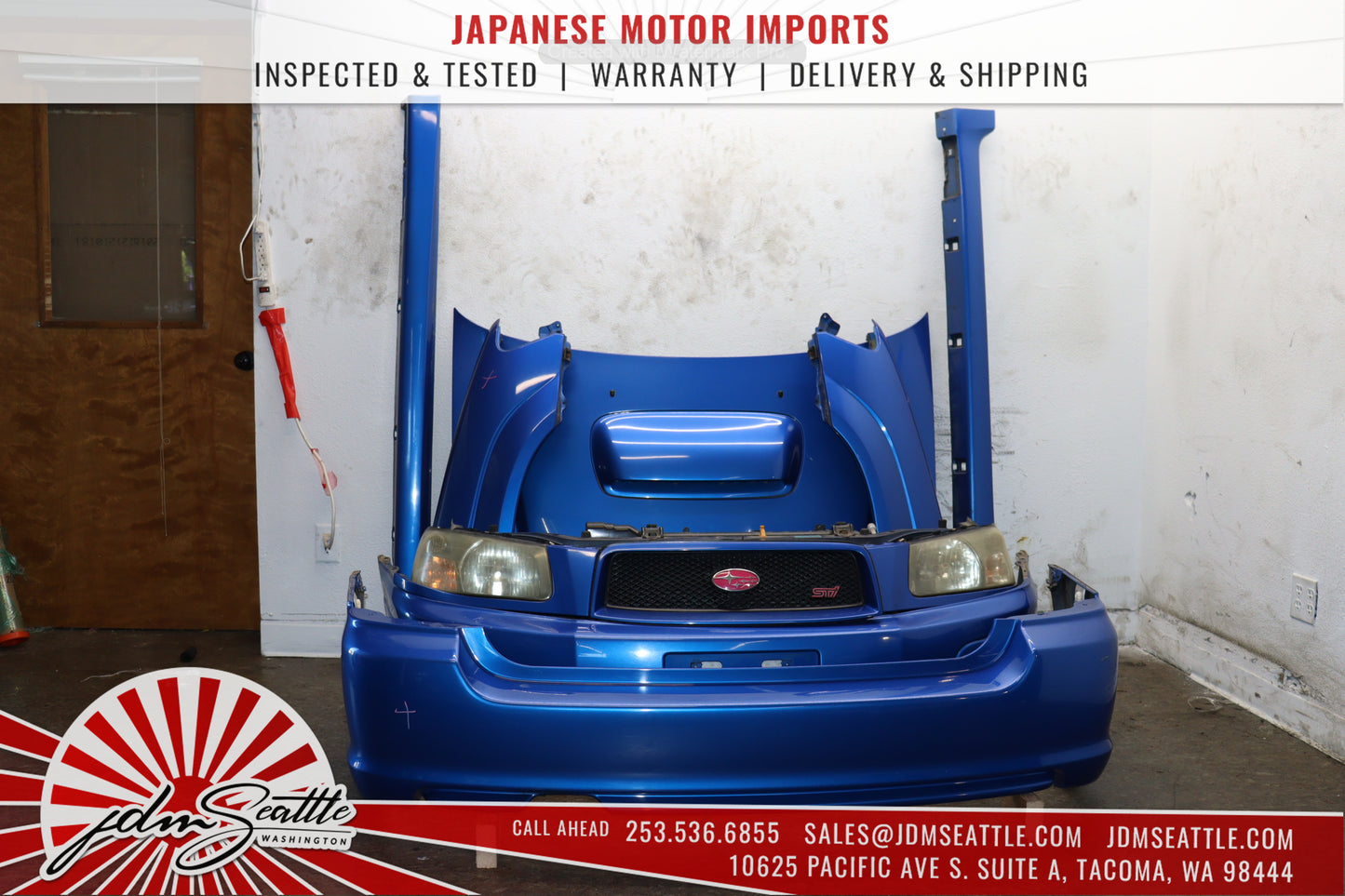 JDM 03-08 SUBARU FORESTER STI SG9 FRONT END NOSECLIP AND SET