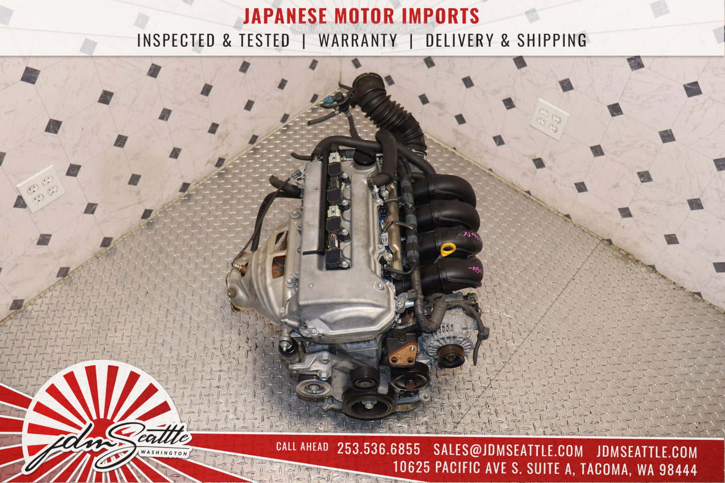 JDM 1ZZ ENGINE 00-05 TOYOTA COROLLA / MATRIX XRX / CELICA / VIBE 1ZZ-FE 1.8L MOTOR