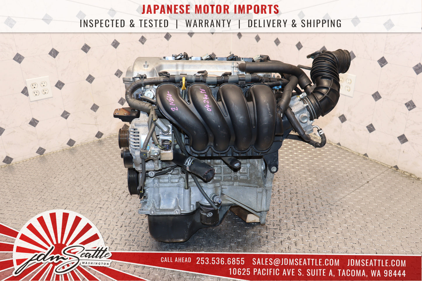 JDM 1ZZ ENGINE 00-05 TOYOTA COROLLA / MATRIX XRX / CELICA / VIBE 1ZZ-FE 1.8L MOTOR