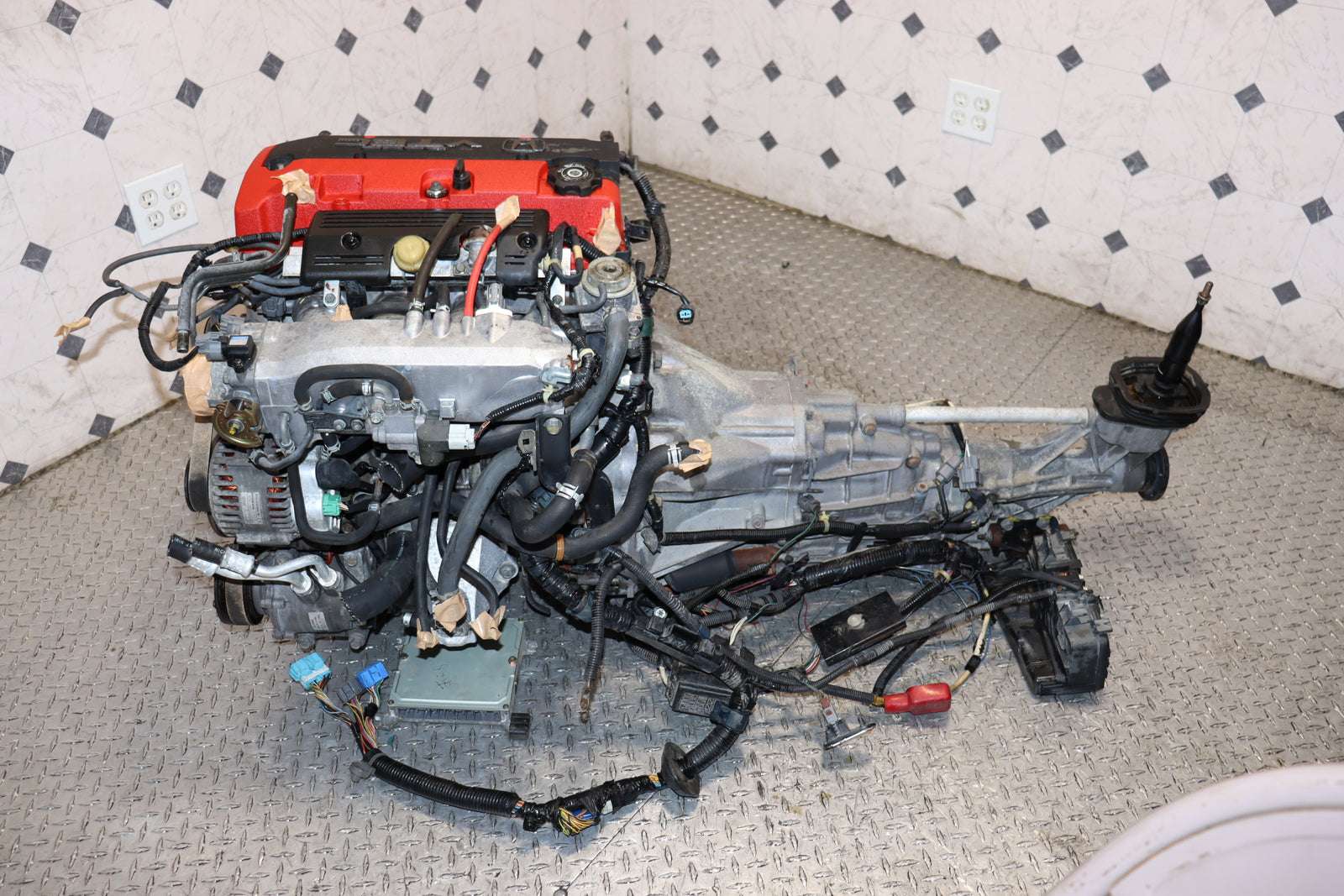 2000 2001 2002 2003 Honda S2000 AP1 F20C 2.0L Engine & 6 Speed Manual Transmission Swap JDM