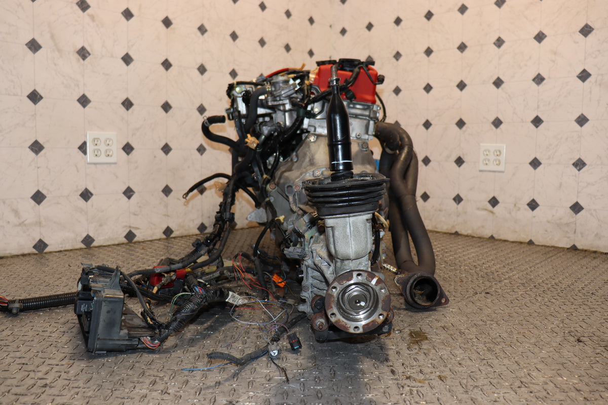 2000 2001 2002 2003 Honda S2000 AP1 F20C 2.0L Engine & 6 Speed Manual Transmission Swap JDM