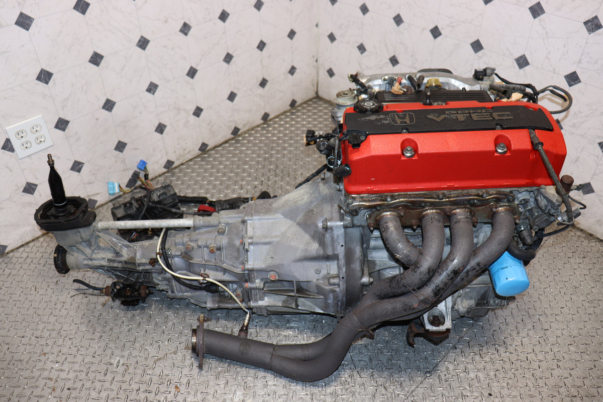 2000 2001 2002 2003 Honda S2000 AP1 F20C 2.0L Engine & 6 Speed Manual Transmission Swap JDM