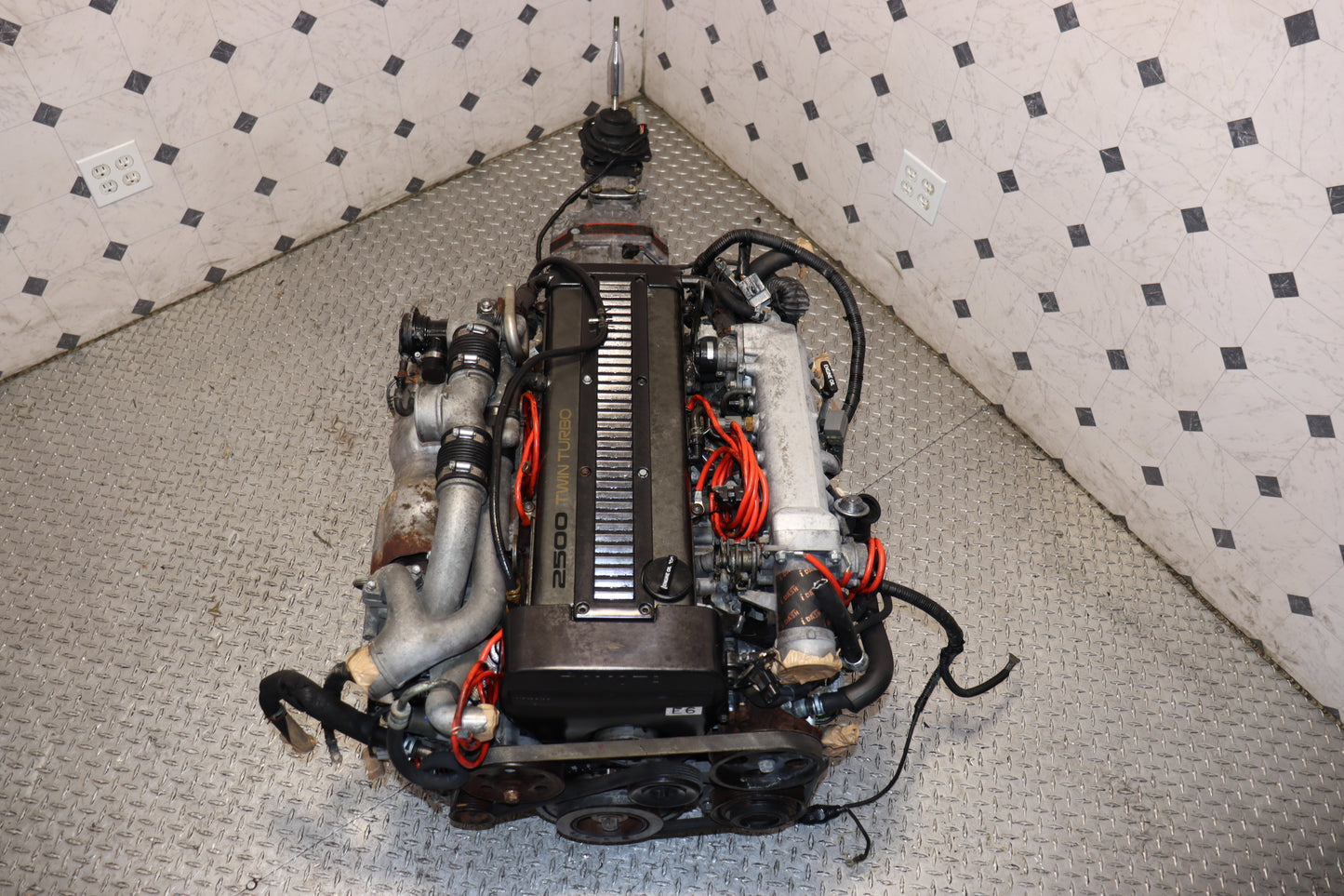 Toyota 1JZ-GTE Non-VVTi 2.5L Twin Turbo Engine & R154 5 Speed Manual Transmission Swap JDM