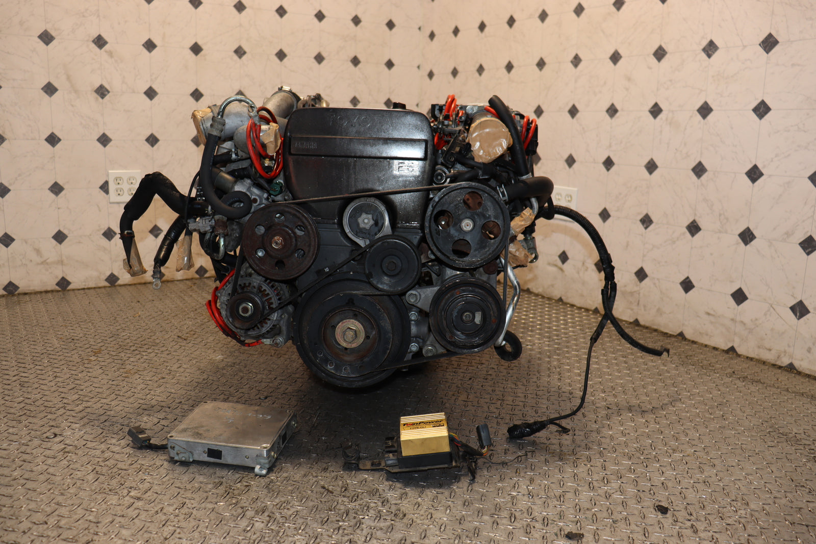 Toyota 1JZ-GTE Non-VVTi 2.5L Twin Turbo Engine & R154 5 Speed Manual Transmission Swap JDM | Special Order - Ships in 2-3 Weeks