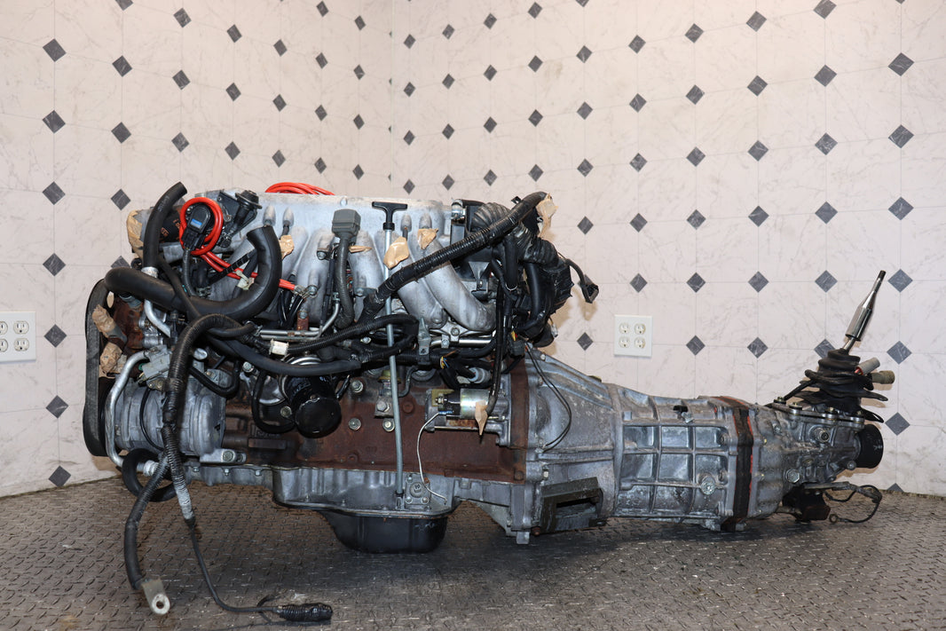 1991-1996 Toyota 1JZ-GTE Non-VVTi Twin Turbo JDM Engine R154 5-Speed Manual Transmission Swap OEM