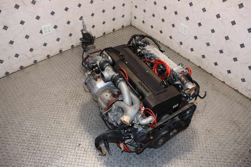 1991-1996 Toyota 1JZ-GTE Non-VVTi Twin Turbo JDM Engine R154 5-Speed Manual Transmission Swap OEM