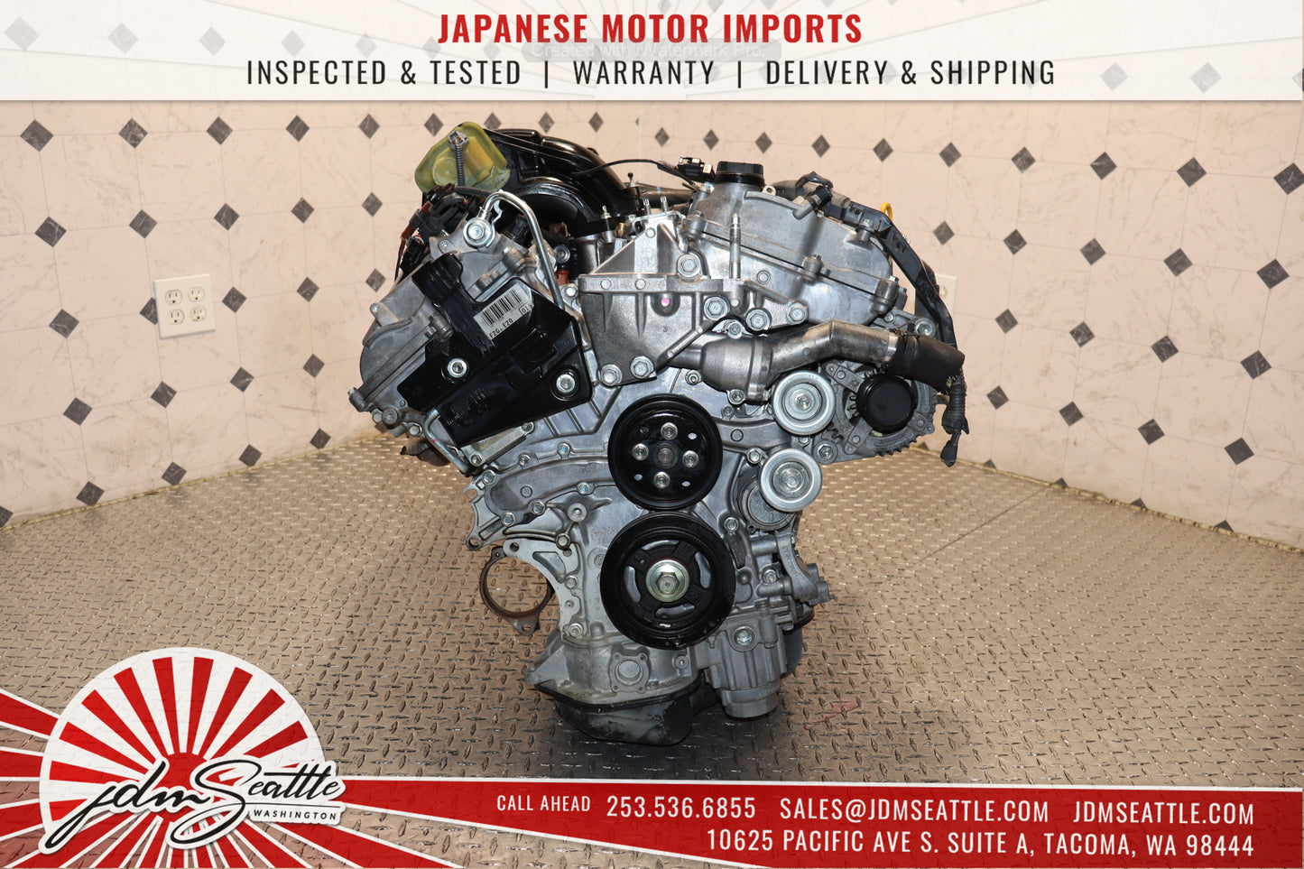 JDM 2GR 3.5L ENGINE 07-12 TOYOTA CAMRY RAV4 HIGHLANDER / 07-12 LEXUS RX350 MOTOR 2GR-FSE V6 RWD