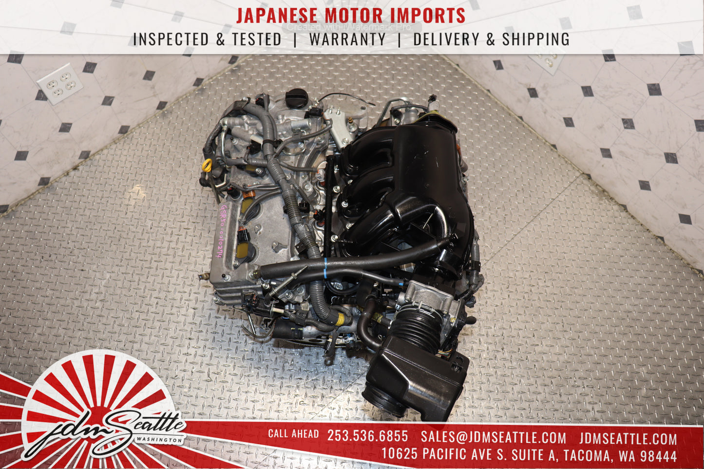 JDM 2GR 3.5L ENGINE 07-12 TOYOTA CAMRY RAV4 HIGHLANDER / 07-12 LEXUS RX350 MOTOR 2GR-FSE V6 RWD