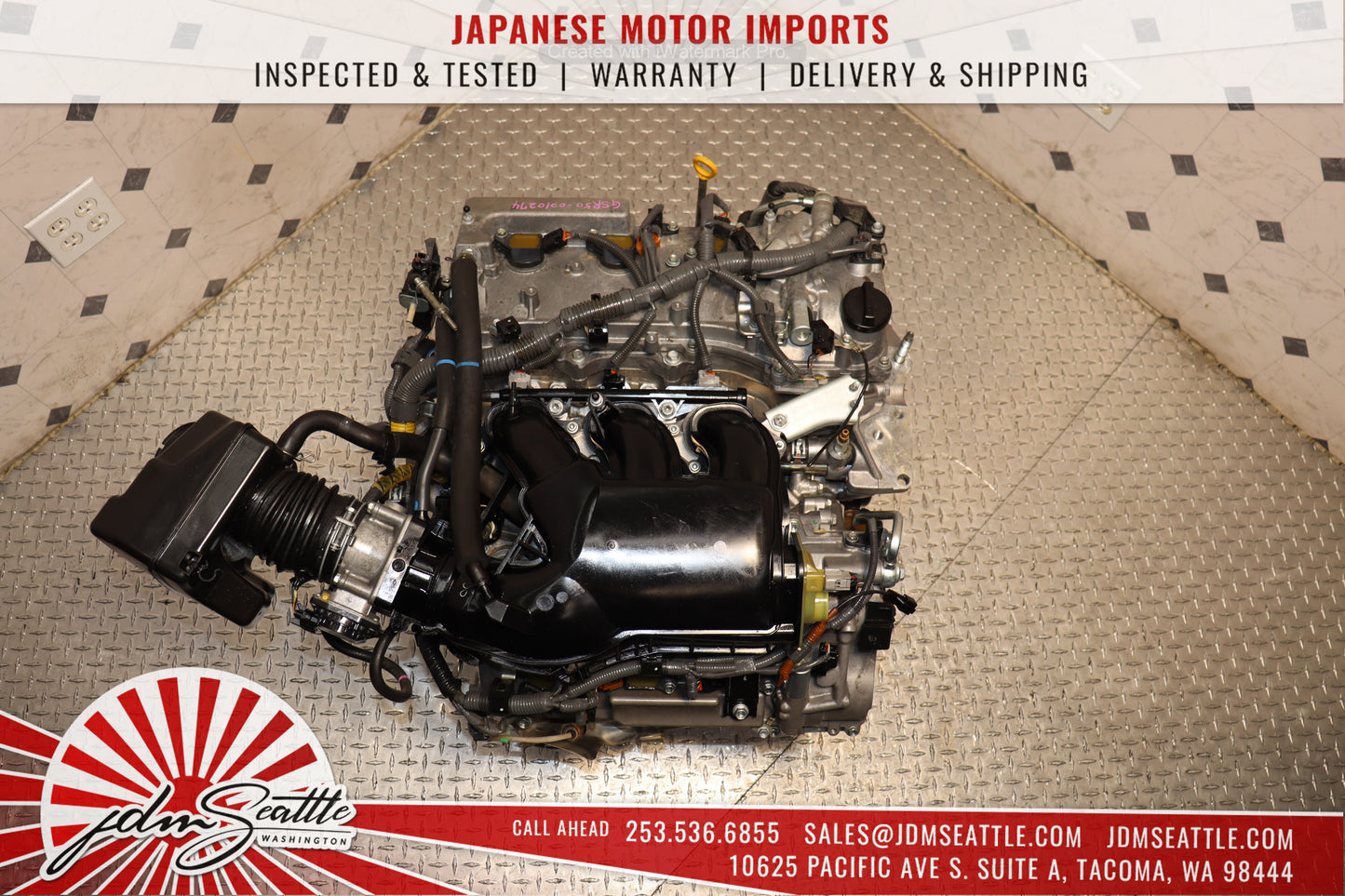 JDM 2GR 3.5L ENGINE 07-12 TOYOTA CAMRY RAV4 HIGHLANDER / 07-12 LEXUS RX350 MOTOR 2GR-FSE V6 RWD