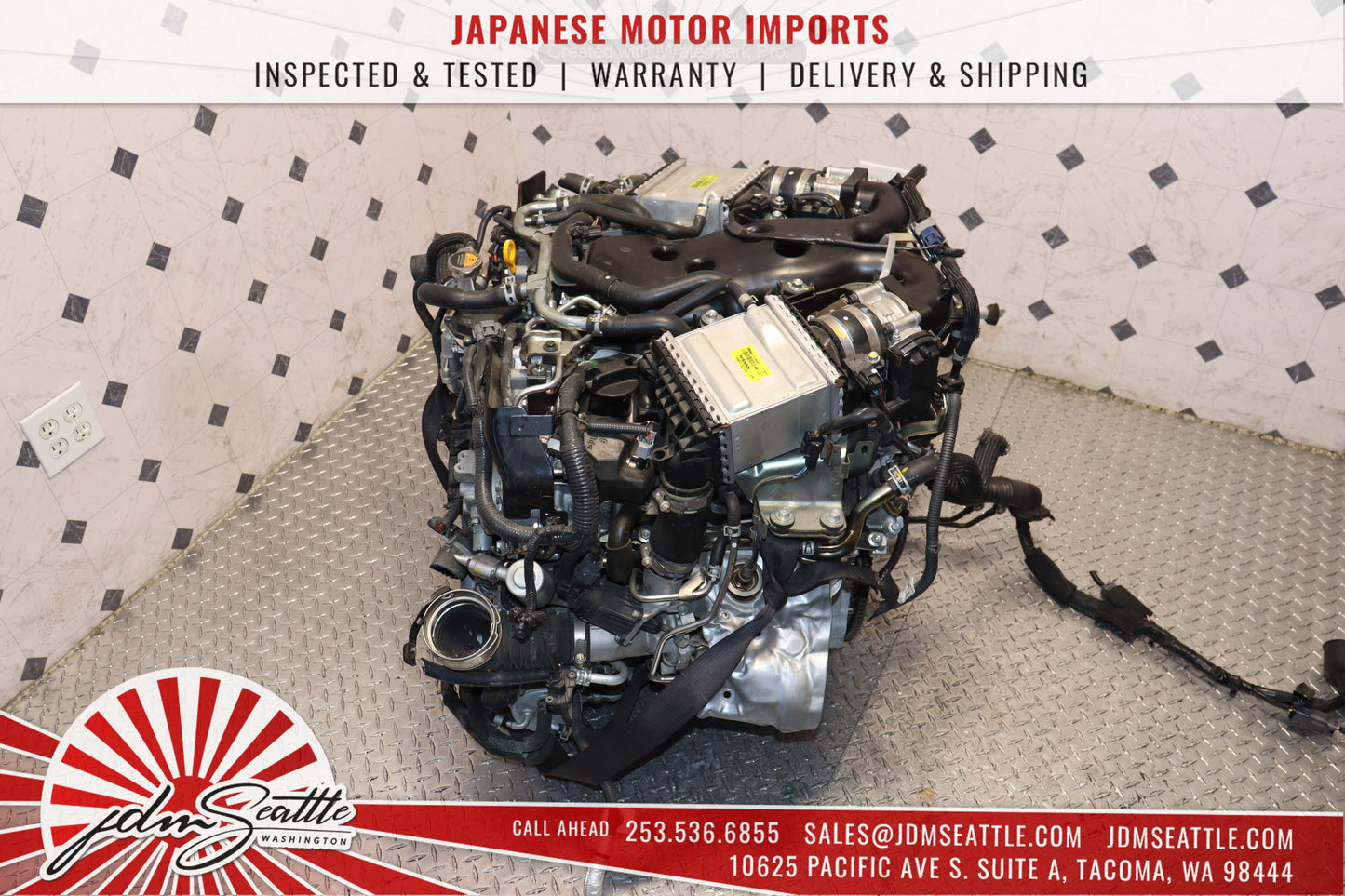 17-21 INFINITI VR30DDTT ENGINE Q50, Q60 3.0L TWIN TURBO 300HP RWD ENGINE