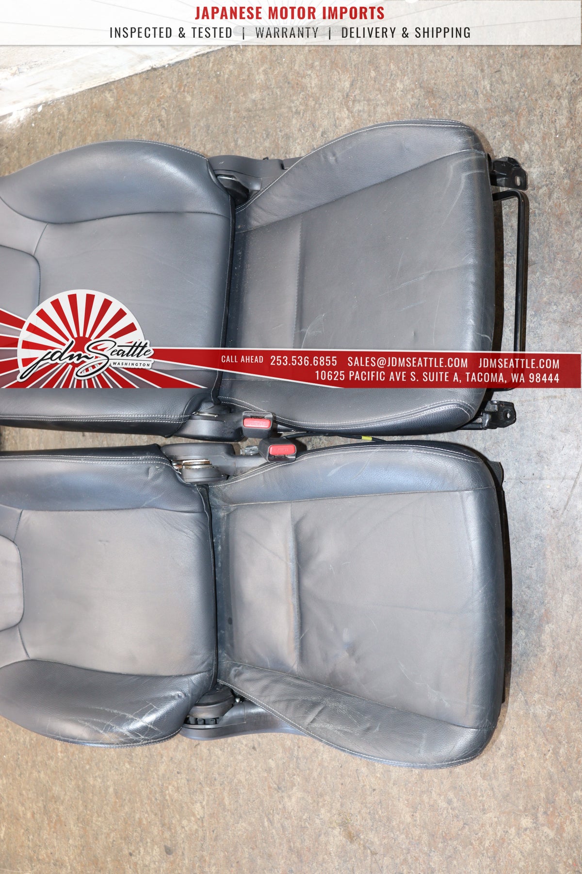 JDM Premium Leather Seats - Subaru WRX STI Sedan (2008-2014)