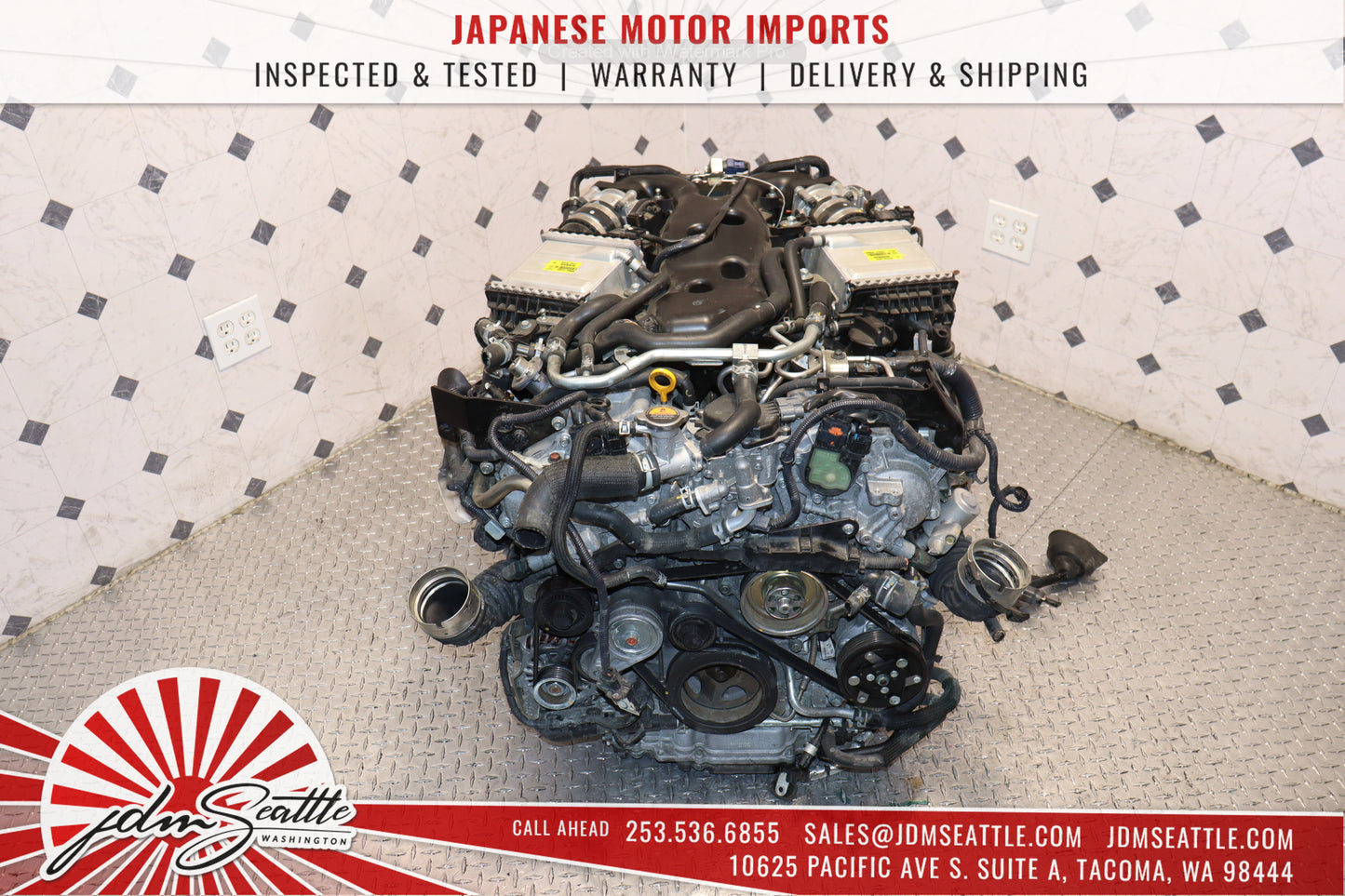 17-21 INFINITI VR30DDTT ENGINE Q50, Q60 3.0L TWIN TURBO 300HP RWD ENGINE