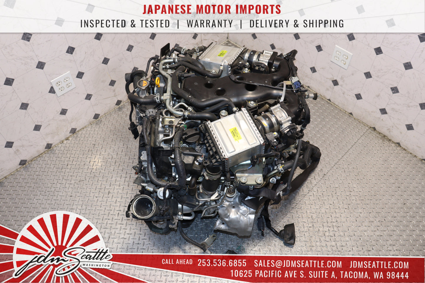 17-21 INFINITI VR30DDTT ENGINE Q50, Q60 3.0L TWIN TURBO 300HP RWD ENGINE