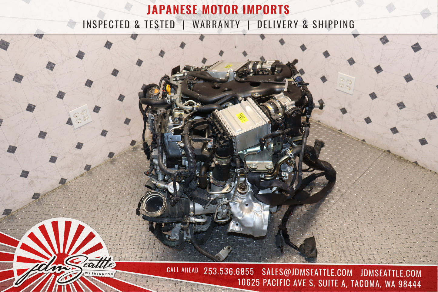 17-21 INFINITI VR30DDTT ENGINE Q50, Q60 3.0L TWIN TURBO 300HP RWD ENGINE