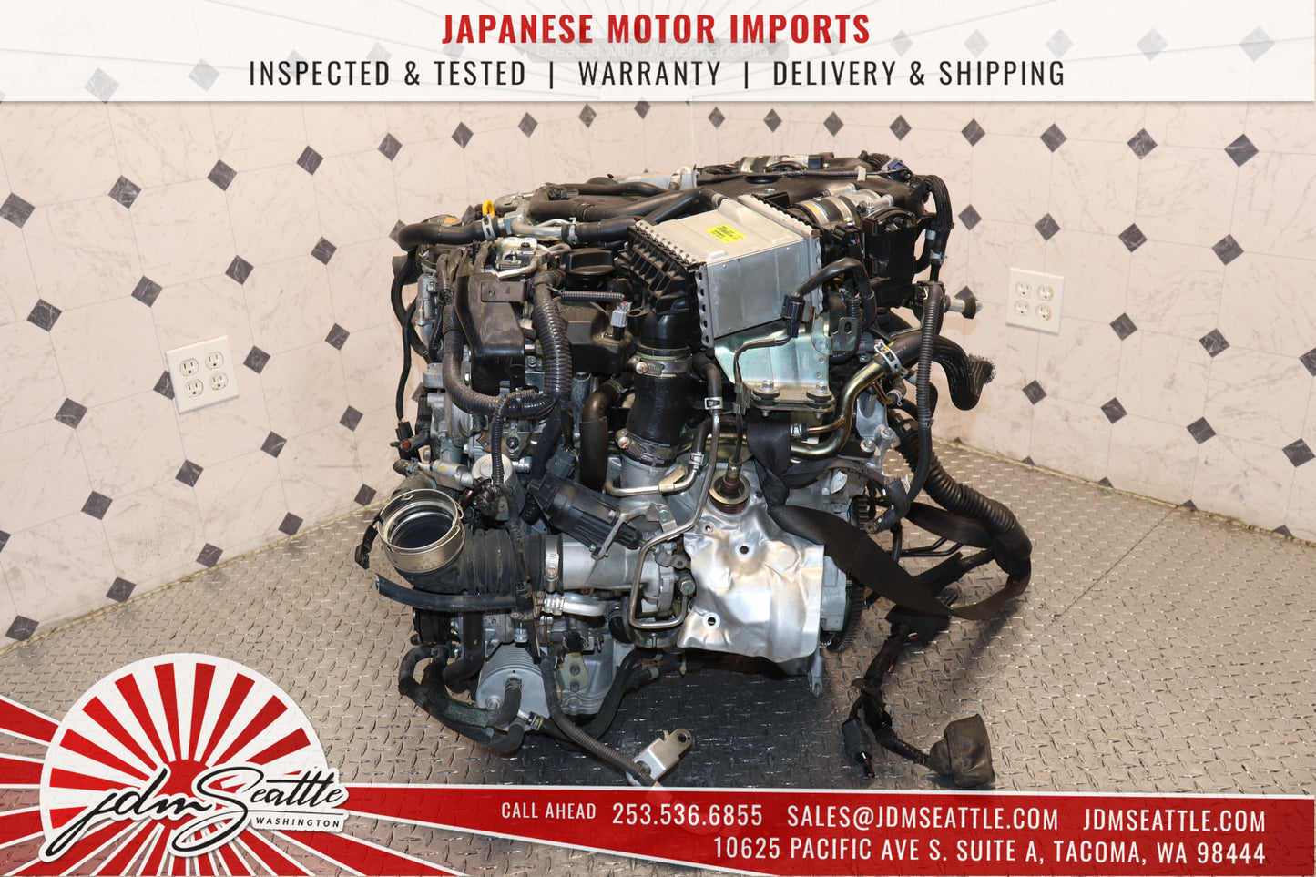 17-21 INFINITI VR30DDTT ENGINE Q50, Q60 3.0L TWIN TURBO 300HP RWD ENGINE