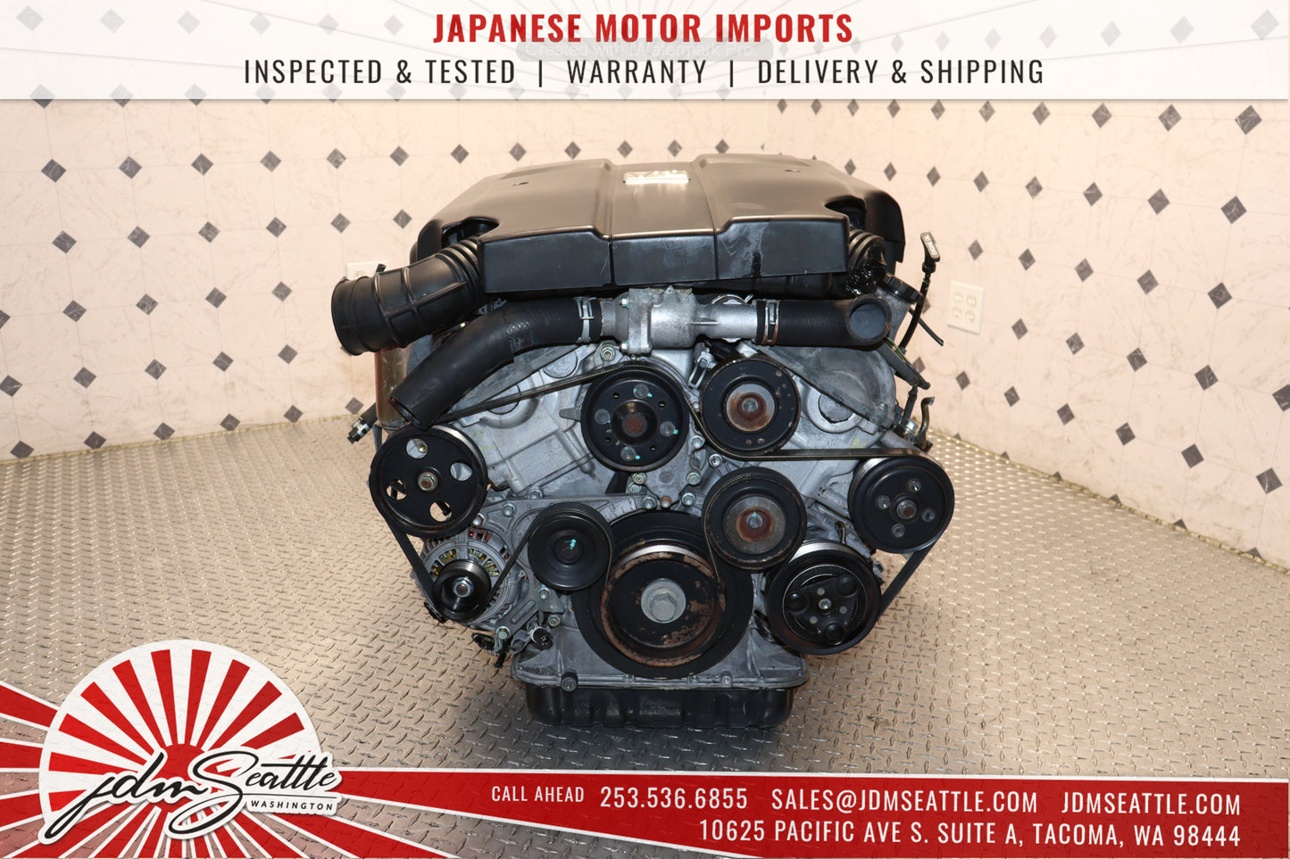 1GZ-FE - V12 TOYOTA CENTURY SUPRA ENGINE 5.0L JDM ENGINE  & TRANS V12