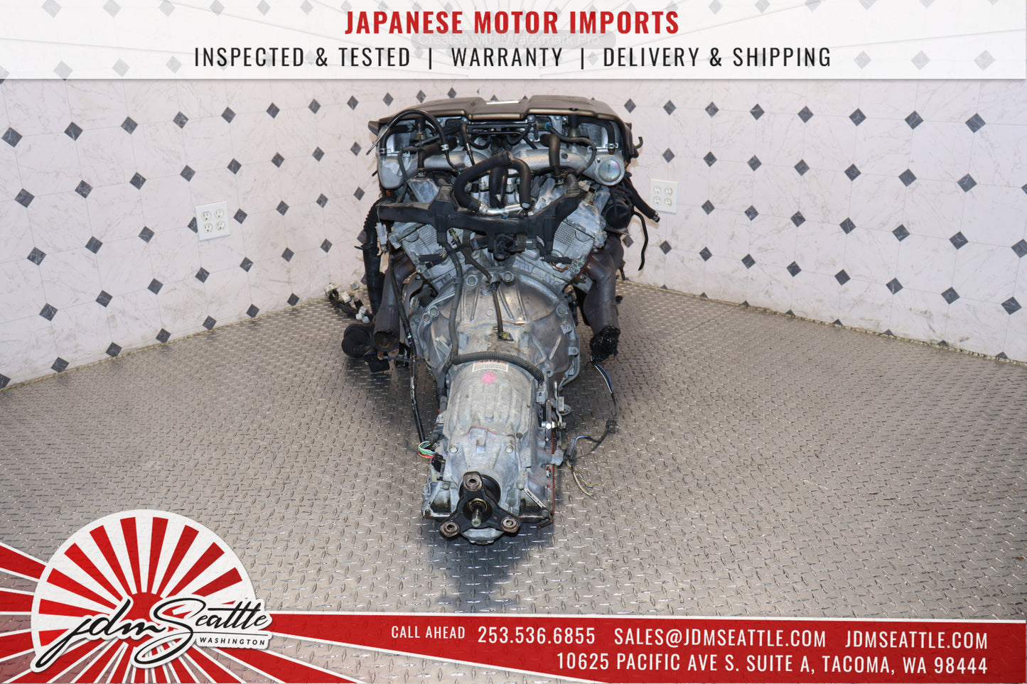 1GZ-FE - V12 TOYOTA CENTURY SUPRA ENGINE 5.0L JDM ENGINE  & TRANS V12