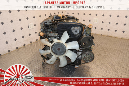 JDM NISSAN SKYLINE GTS RB25DET TURBO RWD ENGINE R33 5 SPEED TRANSMISSION RB25 S1