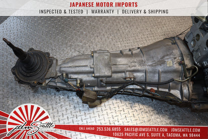 JDM NISSAN SKYLINE GTS RB25DET TURBO RWD ENGINE R33 5 SPEED TRANSMISSION RB25 S1