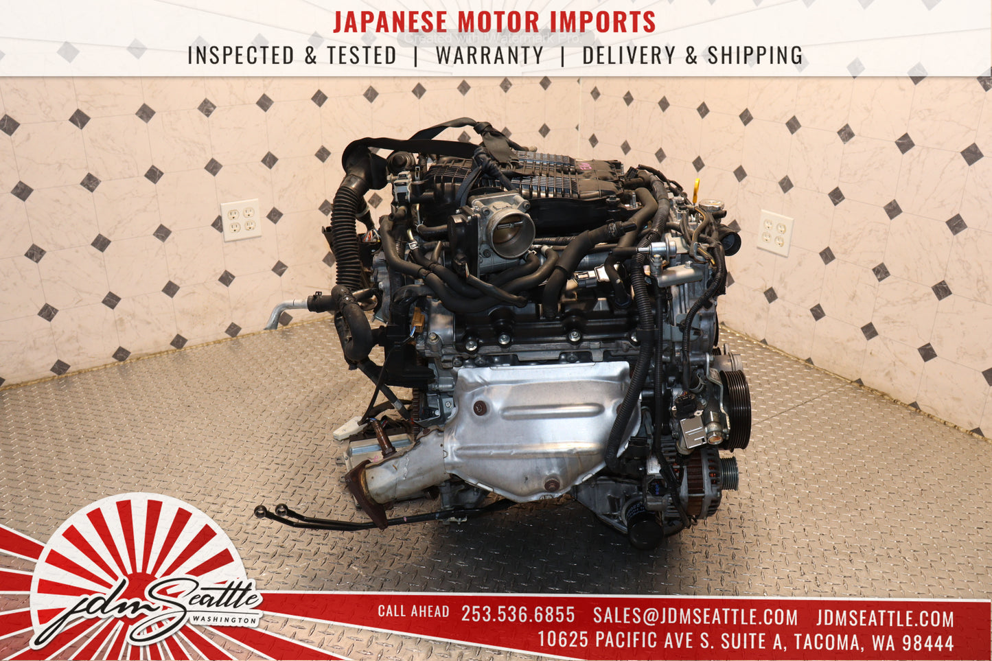 JDM VQ37HR ENGINE 09-13 NISSAN 370Z, 09-17 INFINITI G37, 11-13 M37 VVEL VQ37 3.7L HIGH REV MOTOR